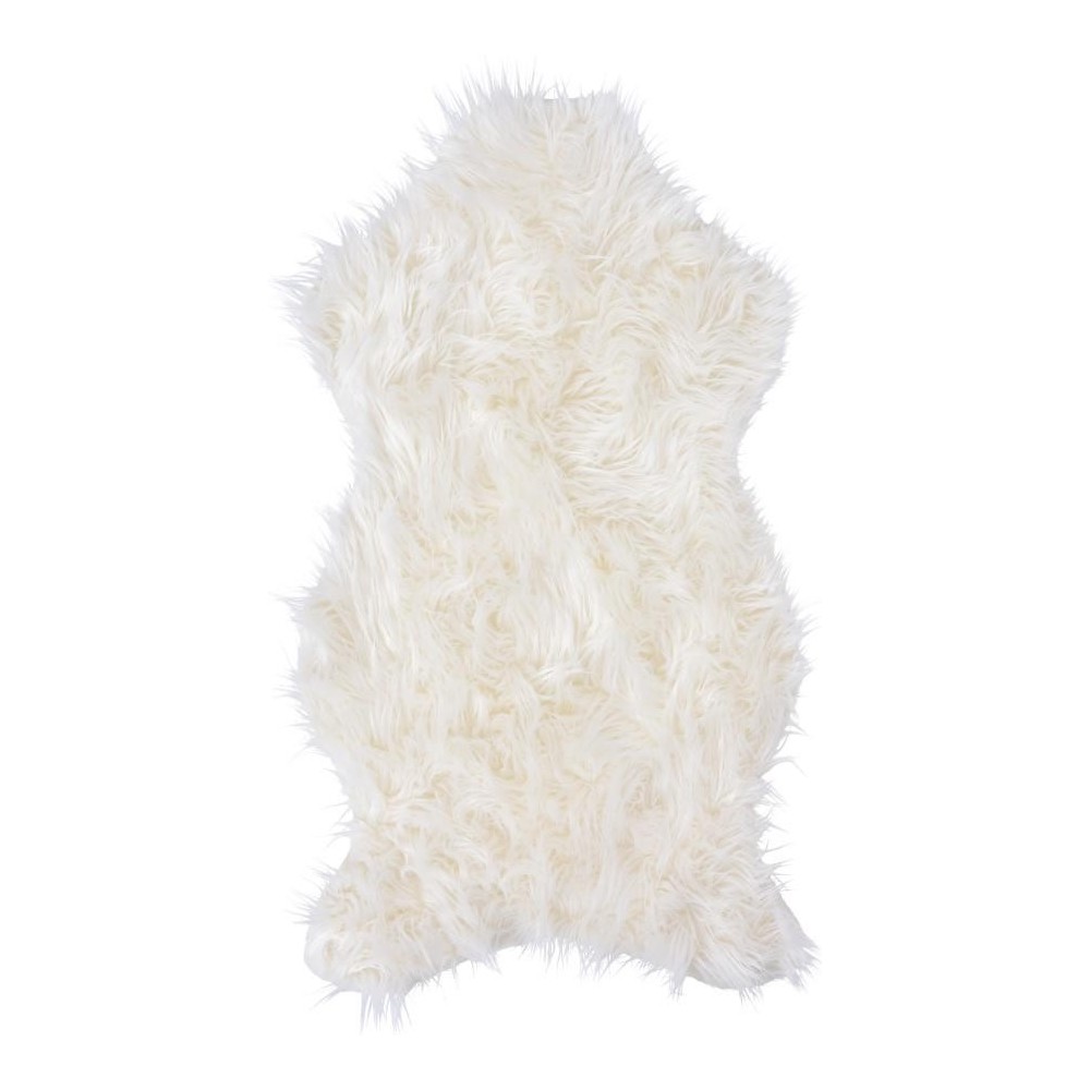 TAPPETO FINTO PELO 50X90 BIANC